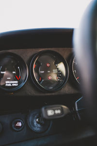 Close-up of vintage car