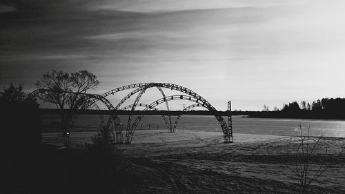 View of ferris wheel against sky