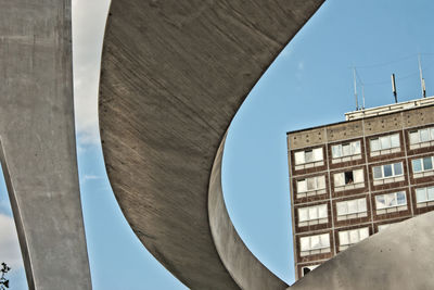 Low angle view of building against sky