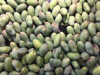 Full frame shot of fruits for sale in market