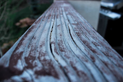 Close-up of wood