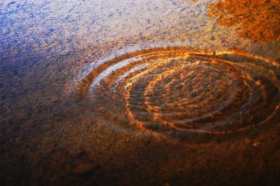 Close-up of rippled water