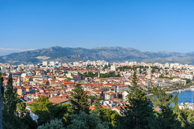 Cityscape of spit, croatia