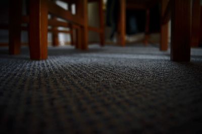 Surface level of carpet