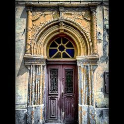 Entrance of church