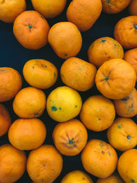 Full frame shot of oranges