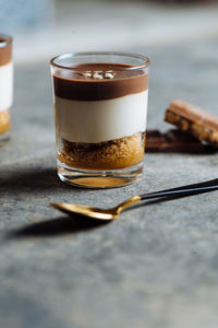 Close-up of coffee on table