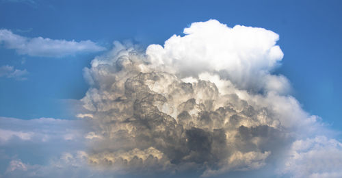 Low angle view of clouds in sky