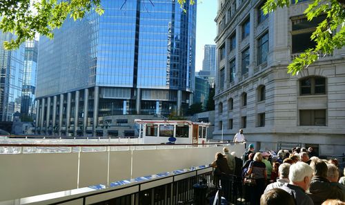 People in city
