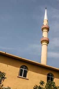 Low angle view of building against sky