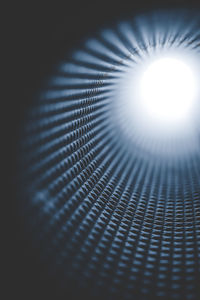 Close-up of illuminated lighting equipment