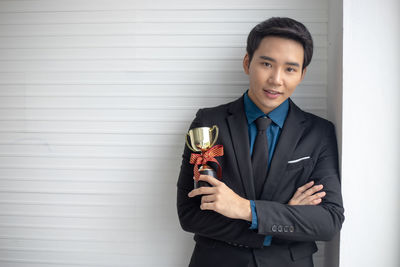 Portrait of a smiling young man