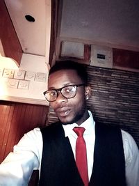 Portrait of young woman