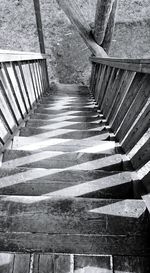 Low angle view of staircase