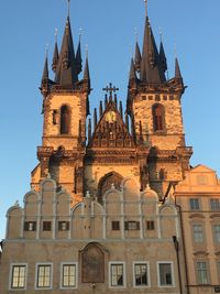 Low angle view of building against sky