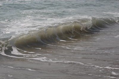 Scenic view of sea waves