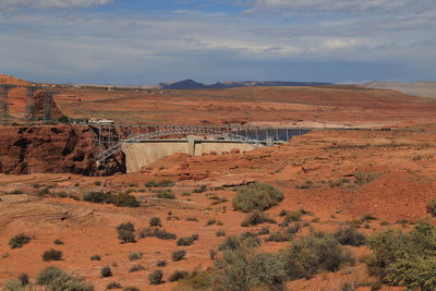 Scenic view of landscape against sky