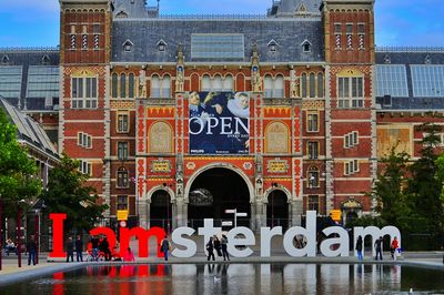 View of bridge in city