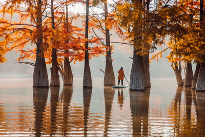 Scenic view of lake