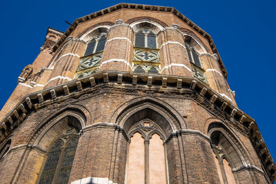 Low angle view of historic building against sky