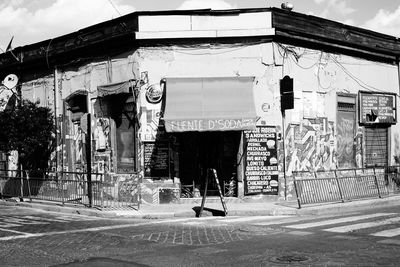 Graffiti on built structure