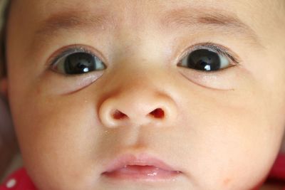 Close-up portrait of a girl