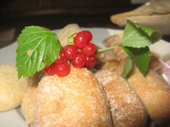 Close-up of strawberries