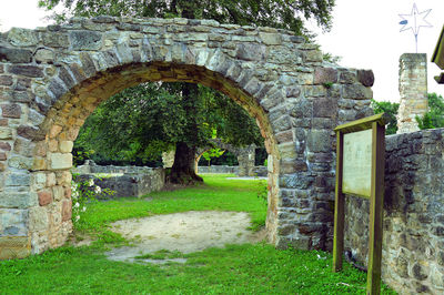 Entrance of old building