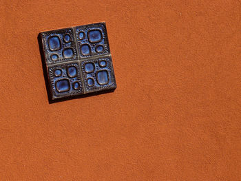 Close-up of tree against blue sky