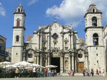 View of church against clear sky