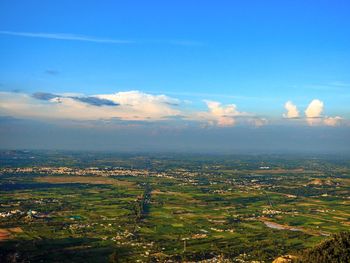 Aerial view of landscape