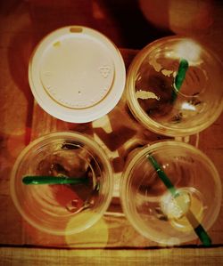 Close-up of food on table