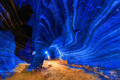 View of rock formations