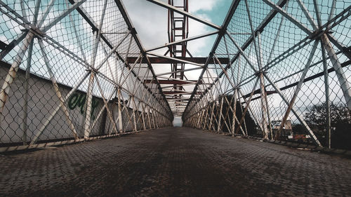 View of railroad tracks against sky