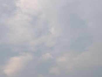 Low angle view of clouds in sky