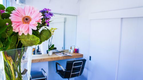 Flower pot in vase