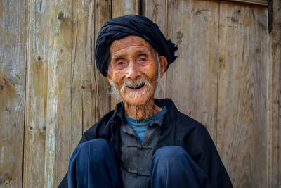 Portrait of smiling senior man