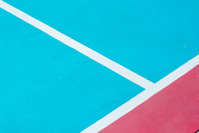 High angle view of swimming pool