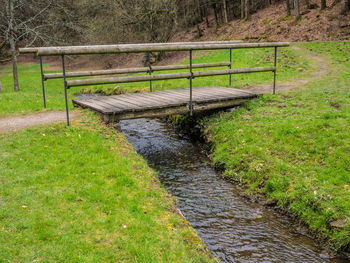 Footpath by stream