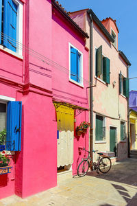 Bicycles on street