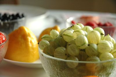 Close-up of fruits in bowl