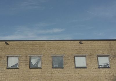 Low angle view of building against sky