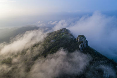 Scenic view of the mountain against the sky