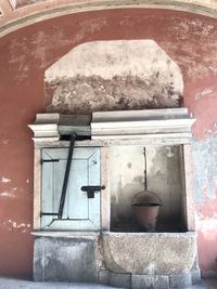 Close-up of old building