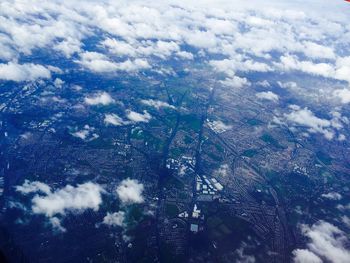 Low angle view of clouds in sky