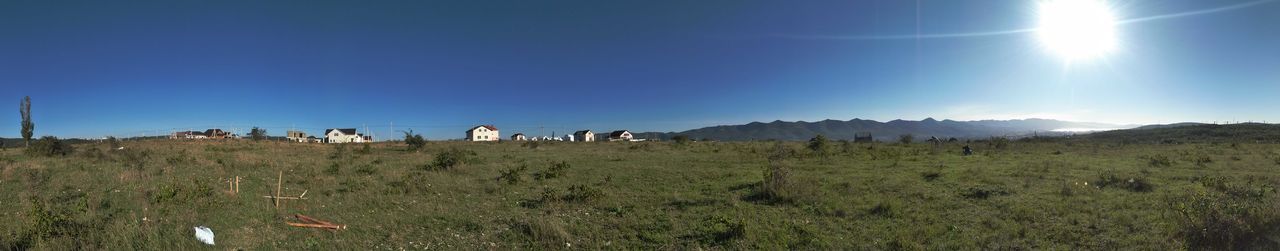 Panoramic view of landscape against sky