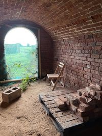 View of abandoned building