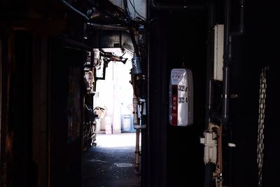 Clothes hanging in store