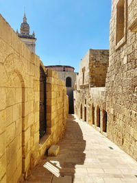 View of old building against sky