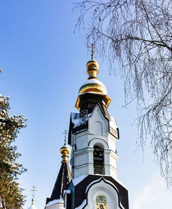 Low angle view of building against sky